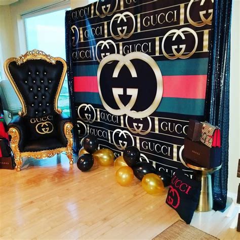 gucci party decor|gucci theme party decorations.